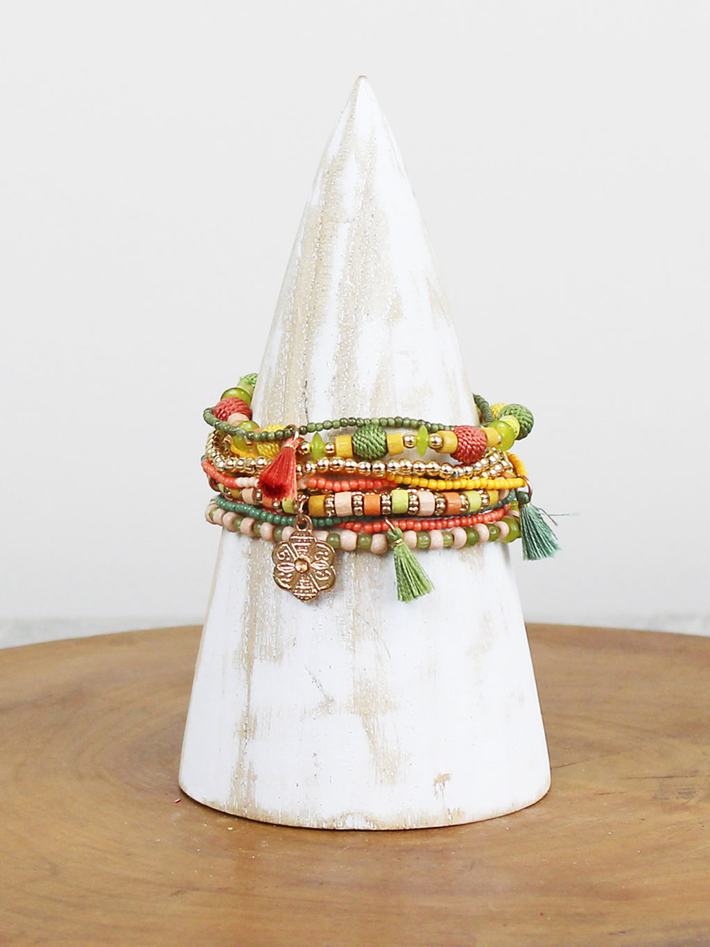Suzie Blue Elasticated Set of Beaded Bracelet AY1503