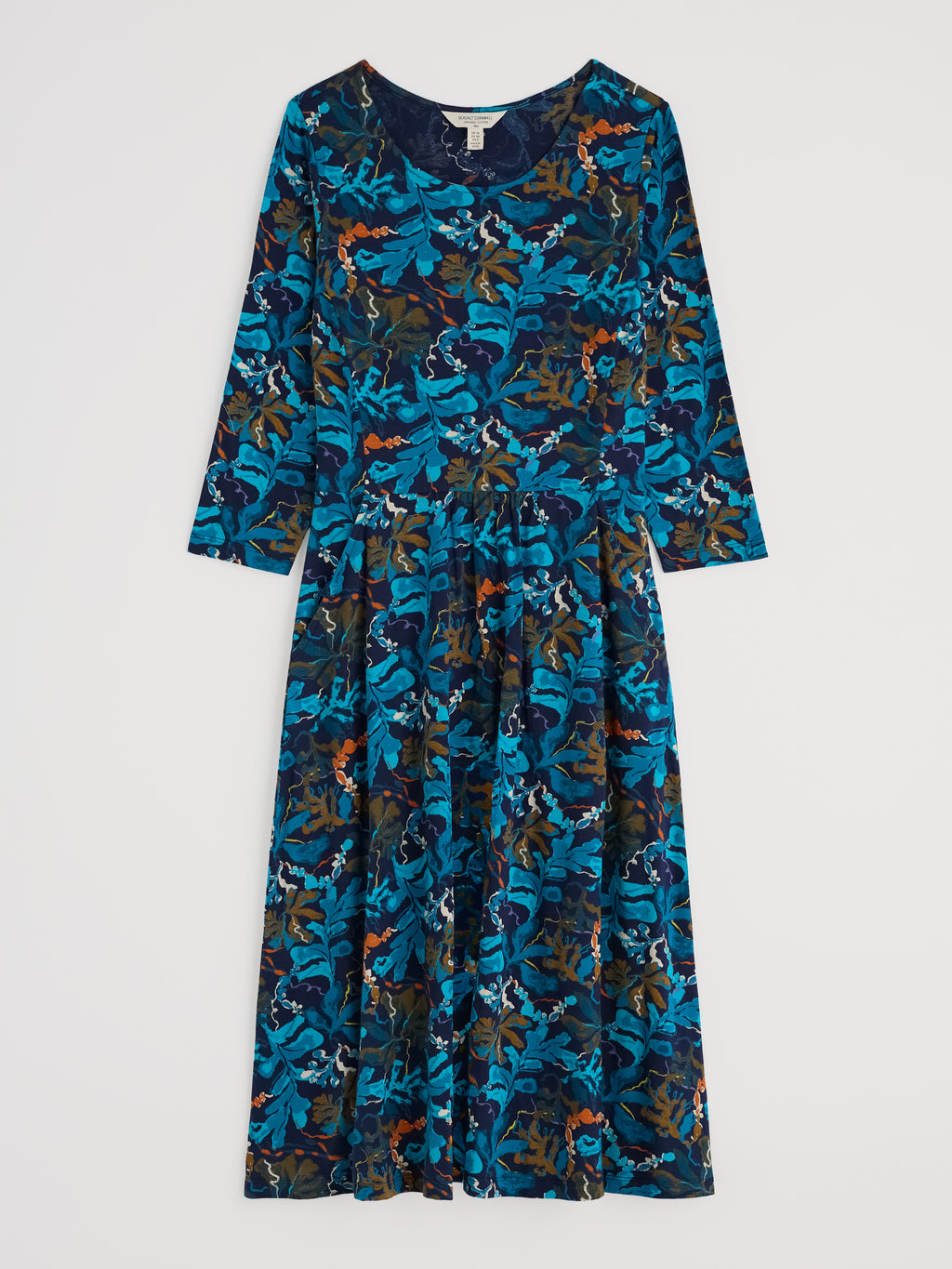 Seasalt April Jersey Dress-Dress-White finn