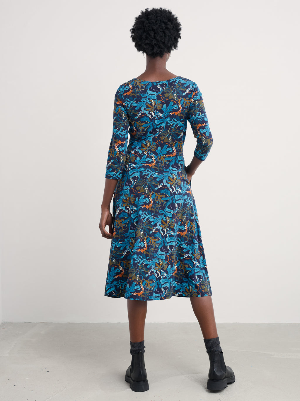 Seasalt April Jersey Dress-Dress-White finn