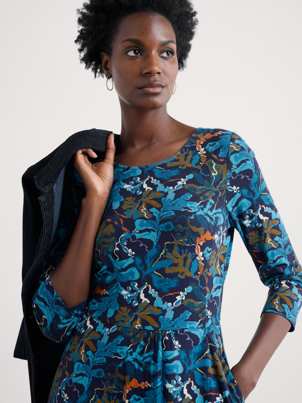 Seasalt April Jersey Dress-Dress-White finn