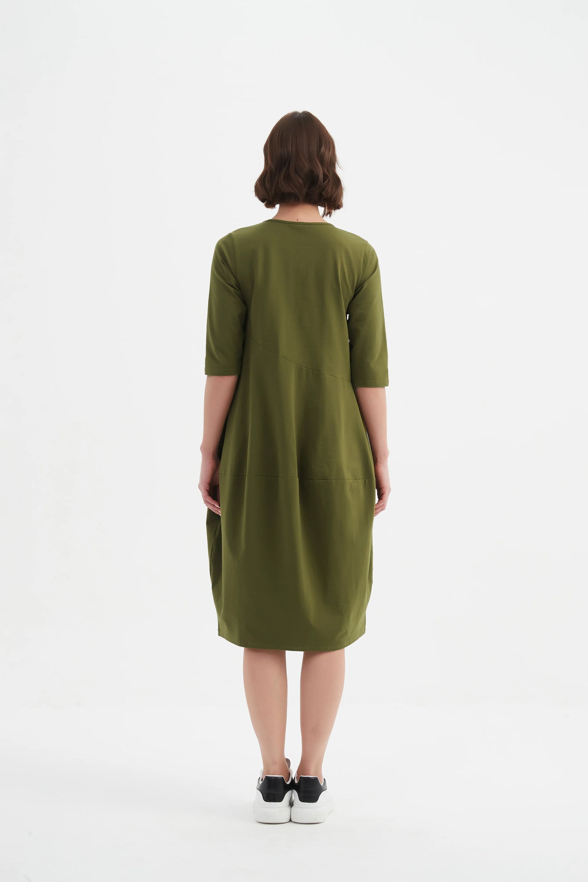 Tirelli Diagonal Seam Winter Dress