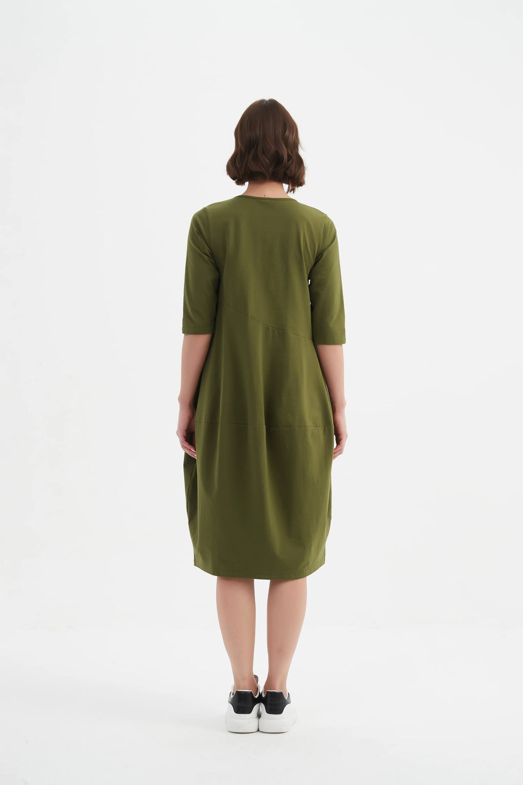 Tirelli Diagonal Seam Winter Dress