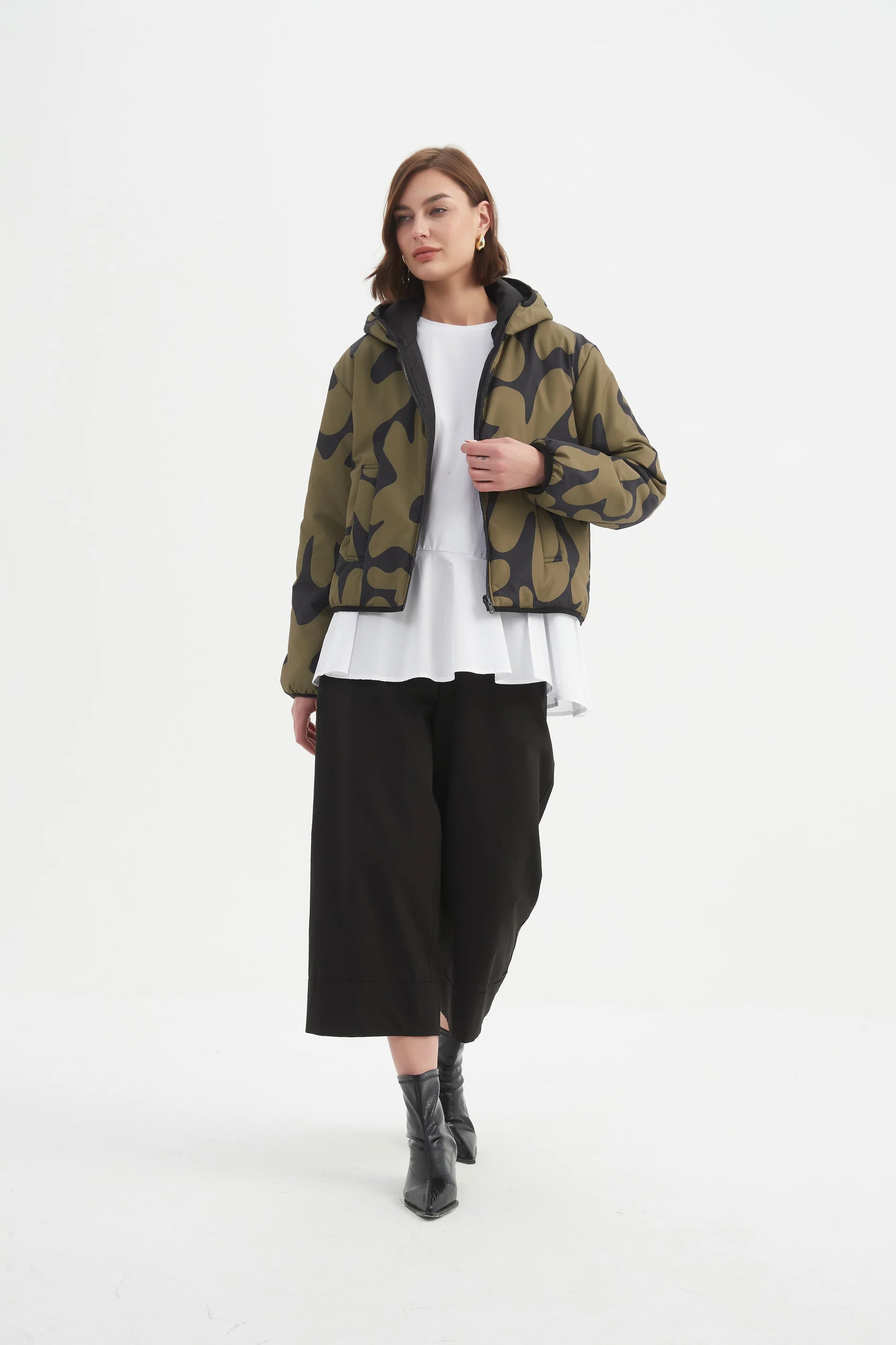 Tirelli Reversible Print Puffer Jacket