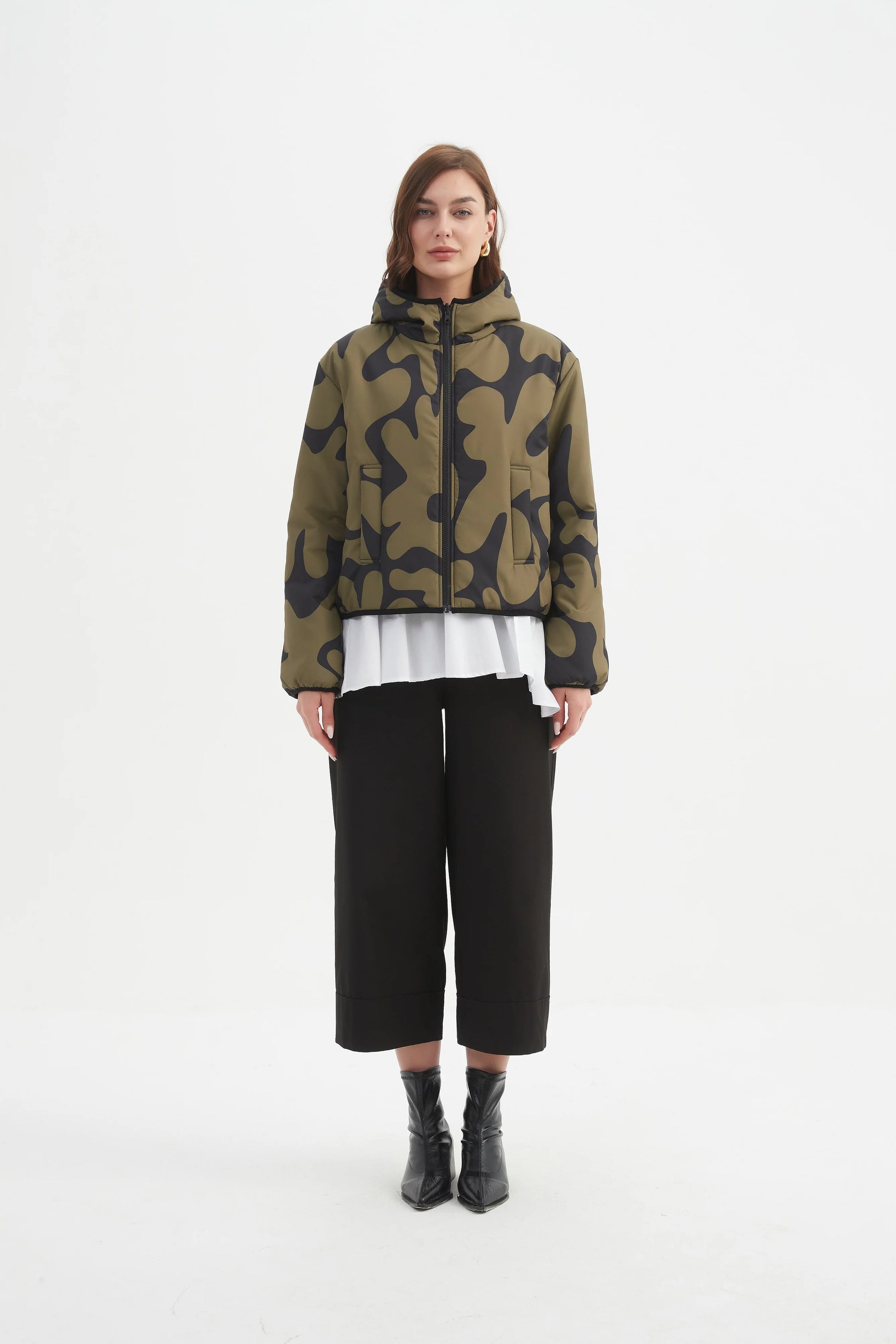 Tirelli Reversible Print Puffer Jacket