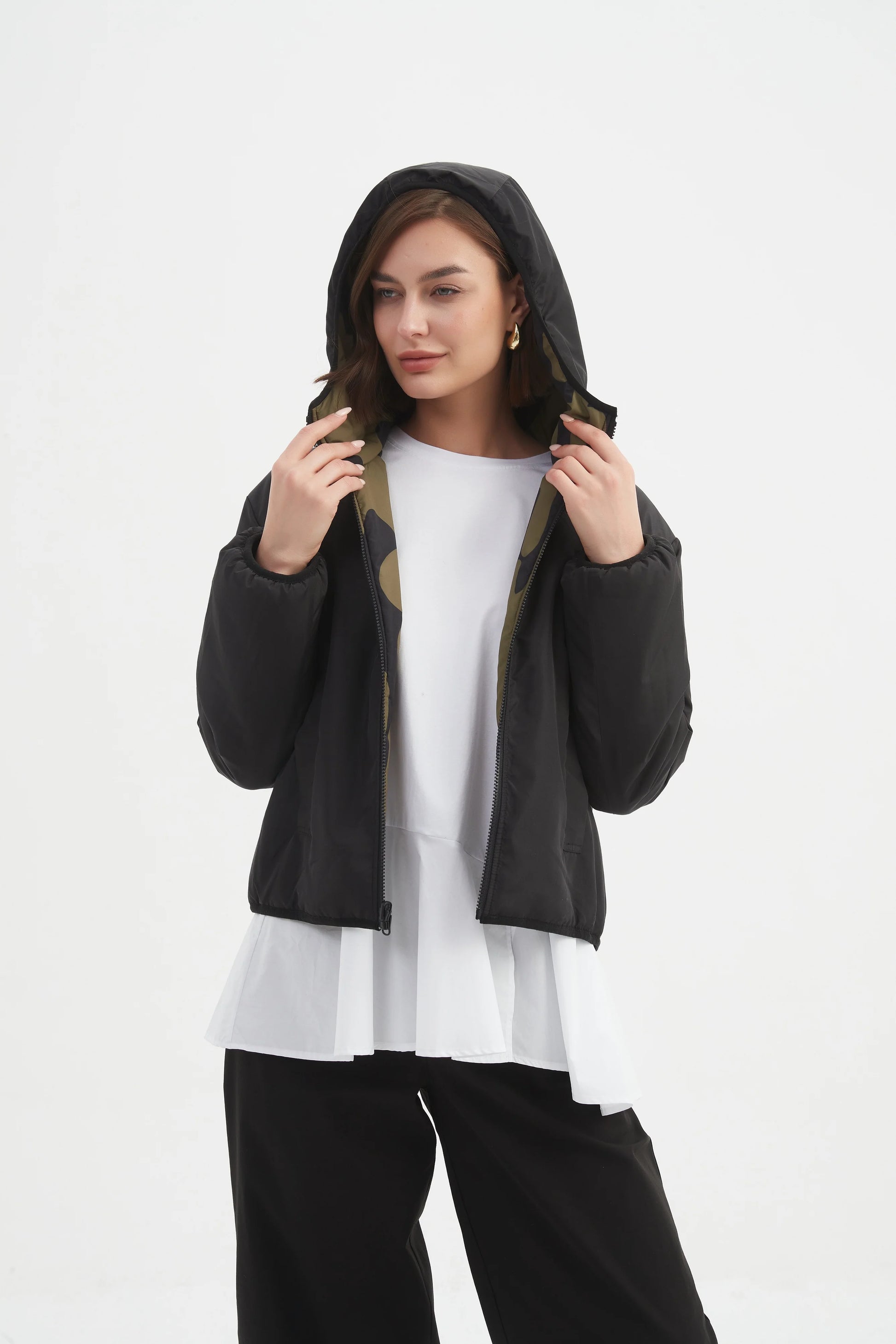 Tirelli Reversible Print Puffer Jacket