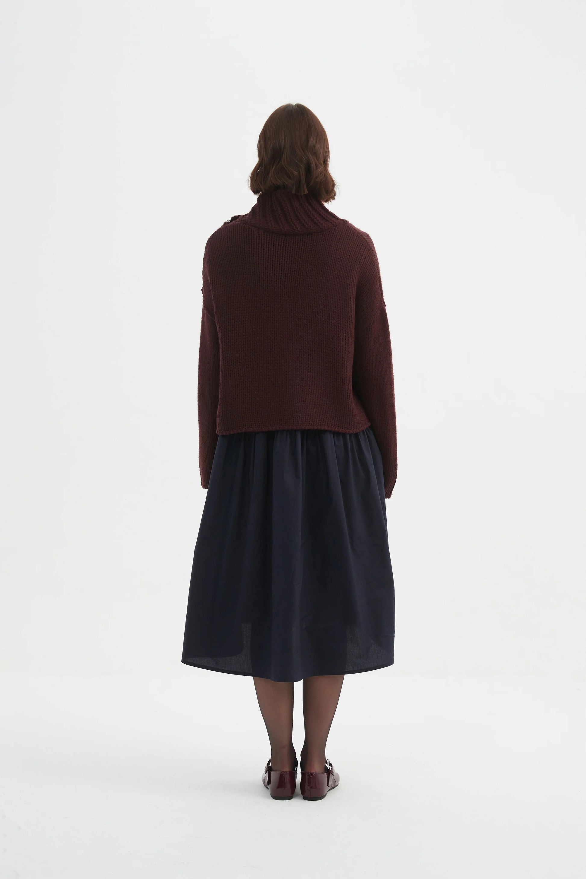 Tirelli Zip Collar Cardigan