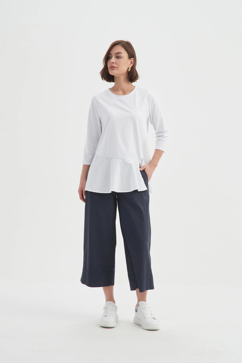 Tirelli Split Hem Combi Top