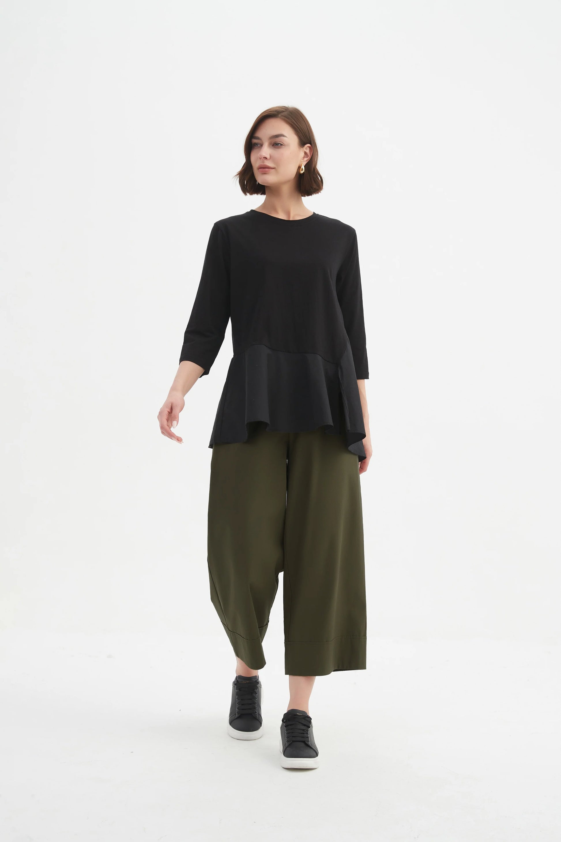 Tirelli Split Hem Combi Top