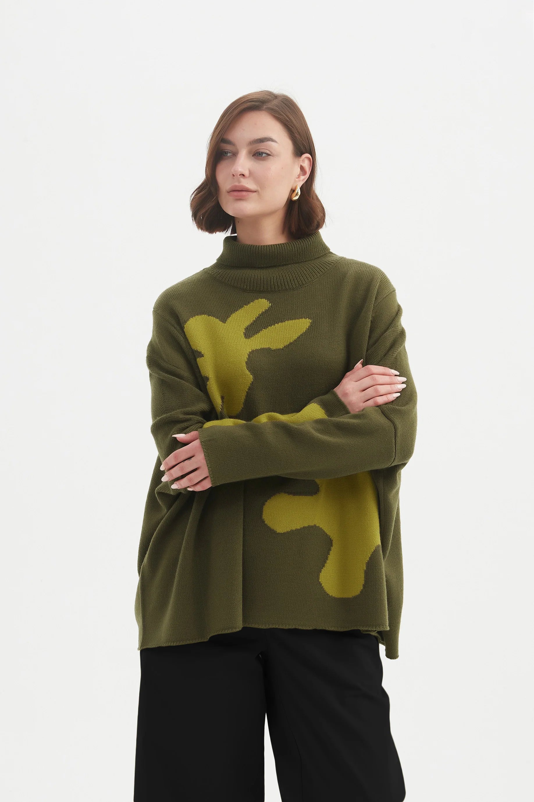 Tirelli Splatter Print Knit
