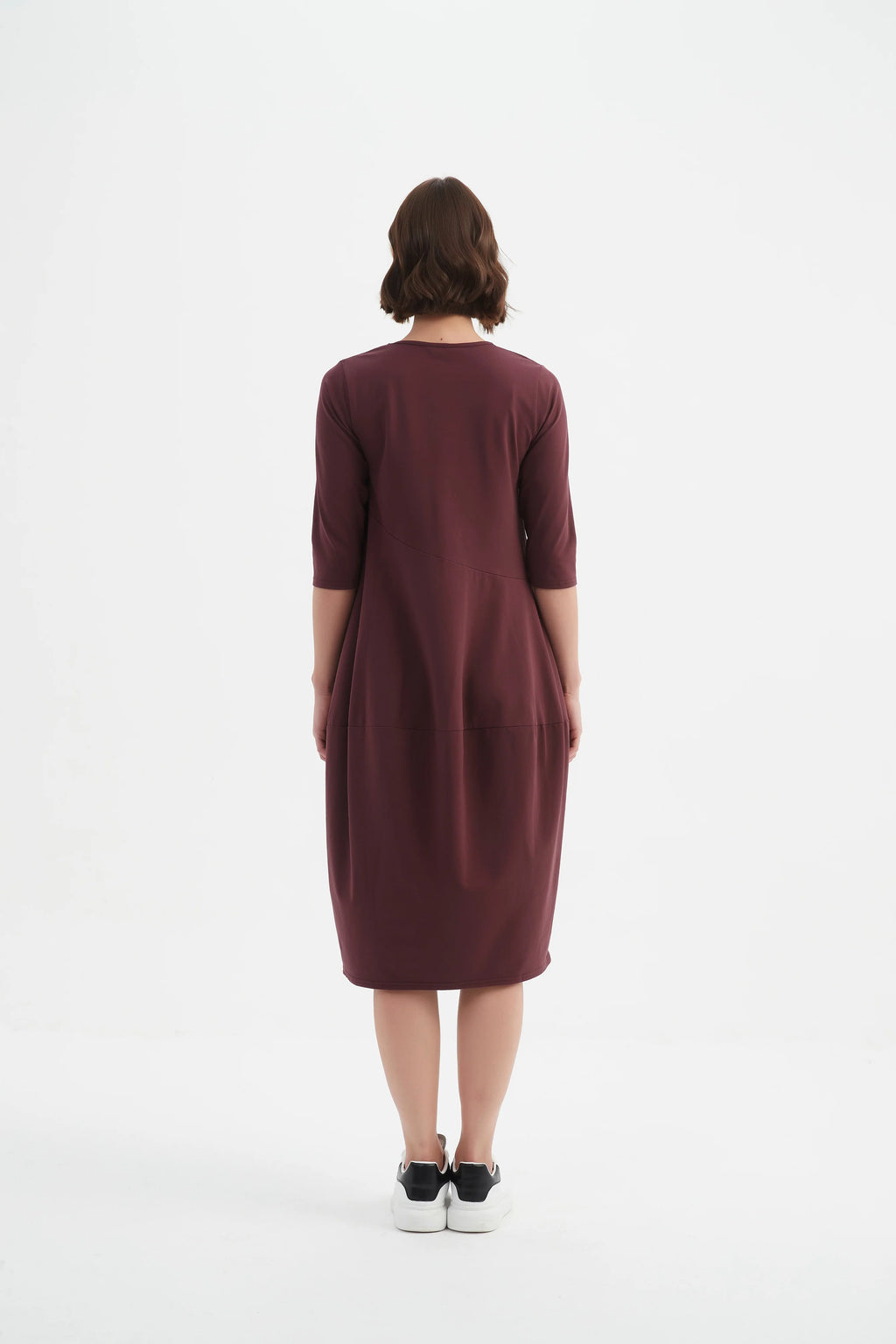 Tirelli Diagonal Seam Winter Dress