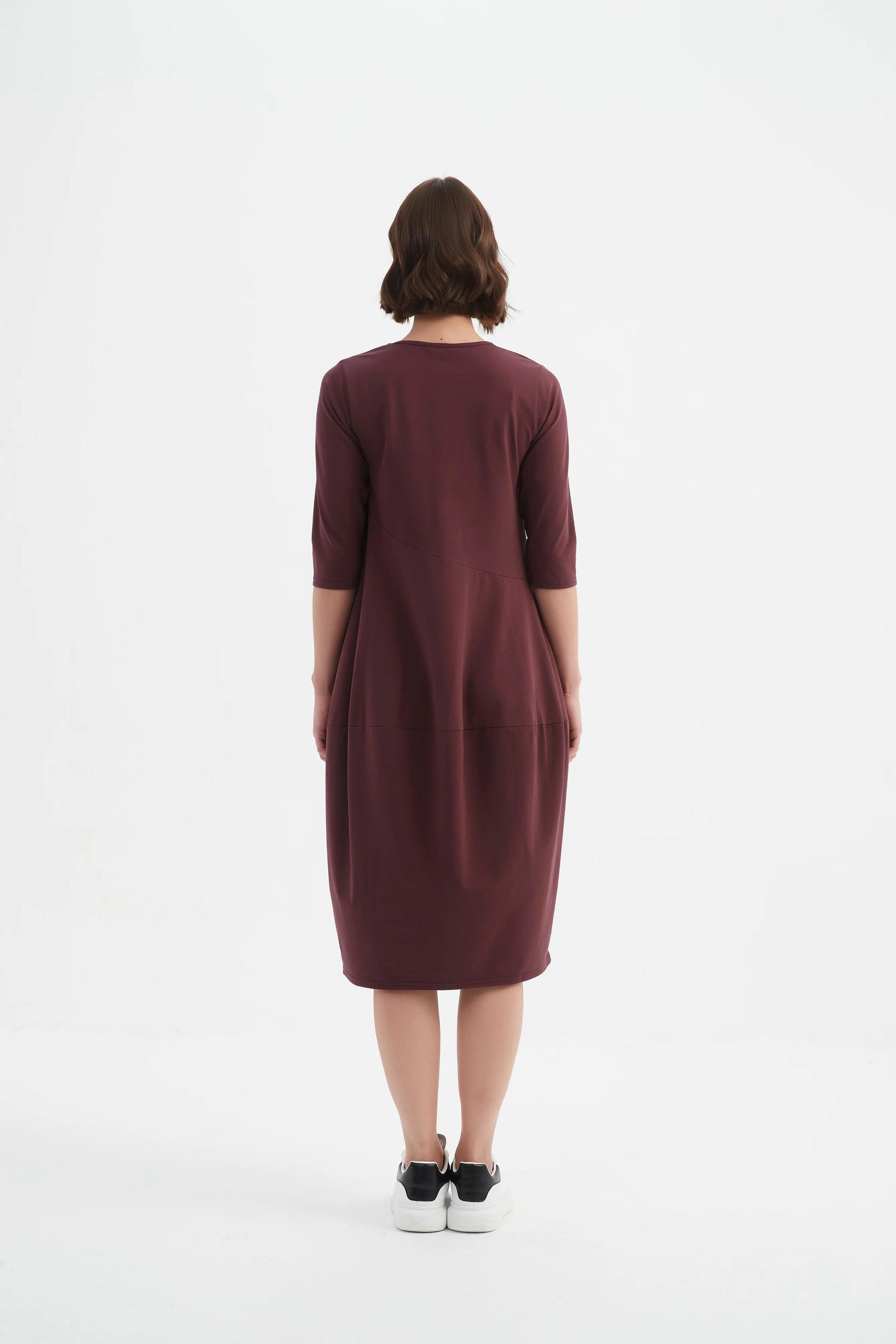 Tirelli Diagonal Seam Winter Dress