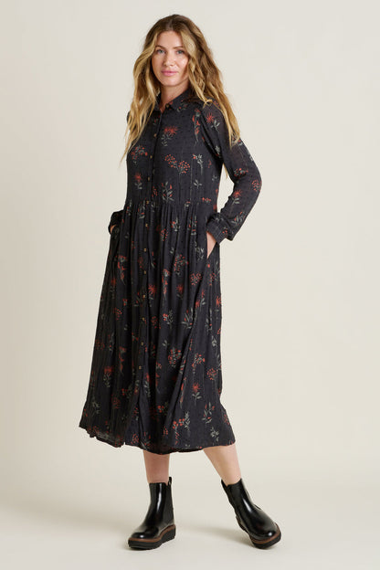 Brakeburn Bella Maxi Shirt Dress