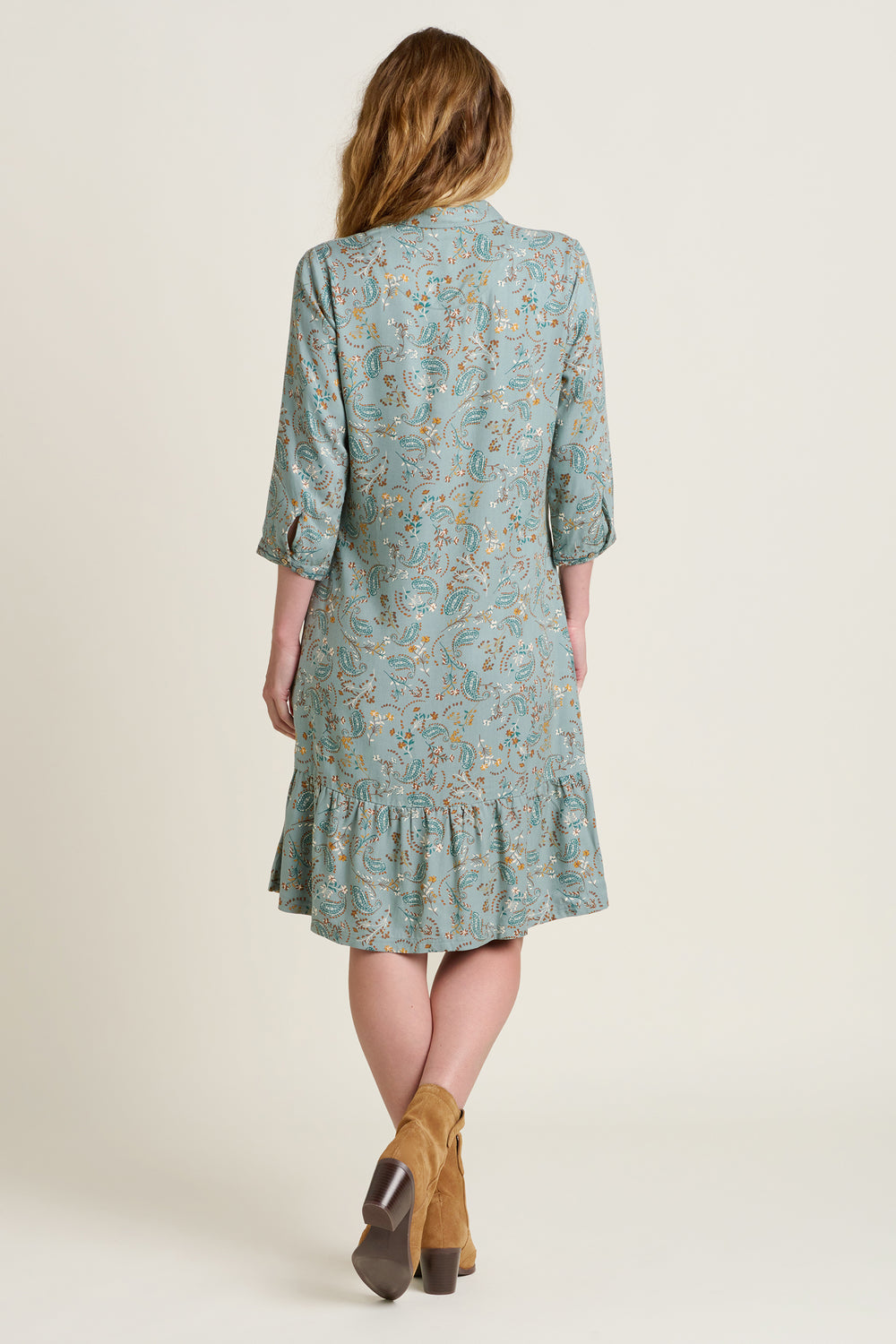 Brakeburn Mia Shirt Dress-Dress-White finn