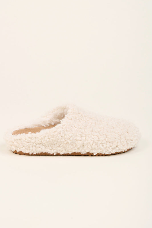 Brakeburn Cream Boucle Slipper