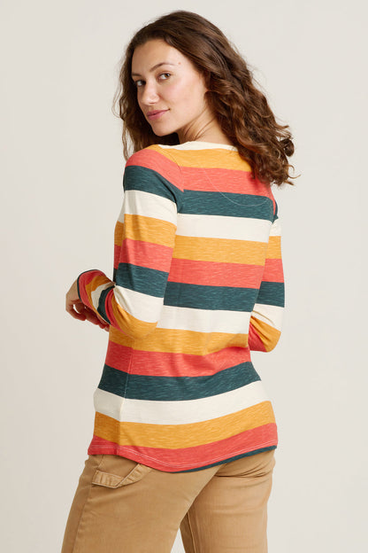 Brakeburn Stripe Long Sleeve Tee