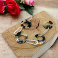 Jess and Lou Statement Acrylic Bracelet-Bracelet-White finn