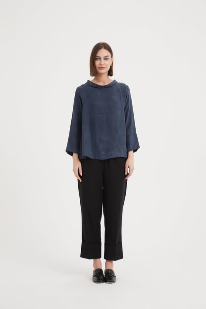 Tirelli  Sleeve Mock Neck Top