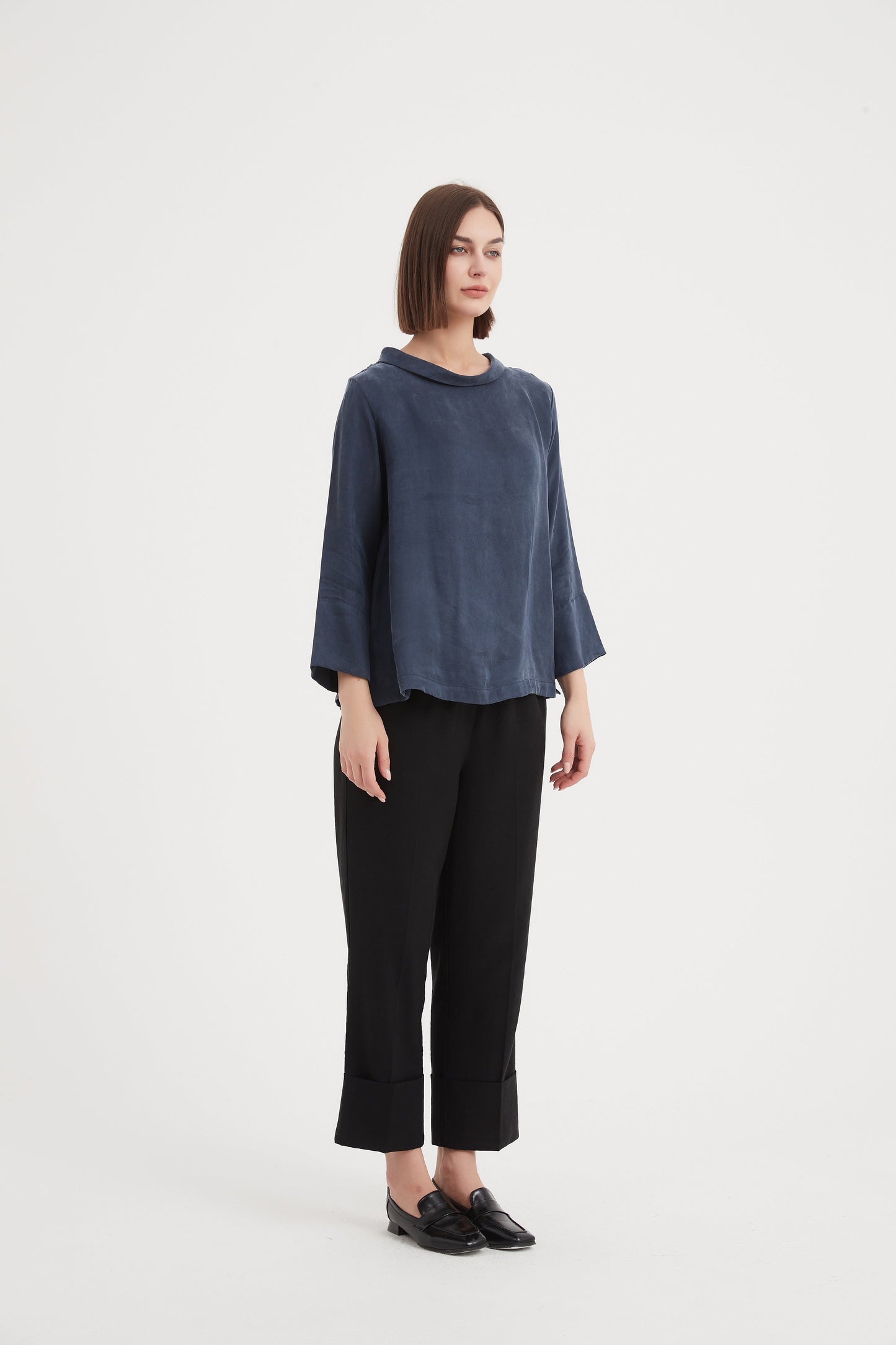 Tirelli  Sleeve Mock Neck Top