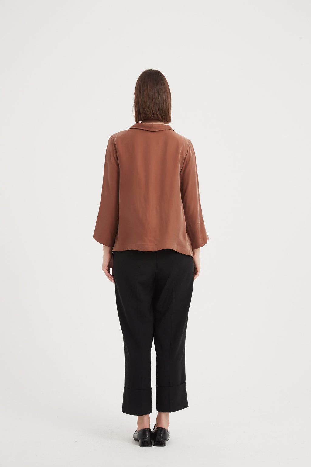 Tirelli Sleeve Mock Neck Top