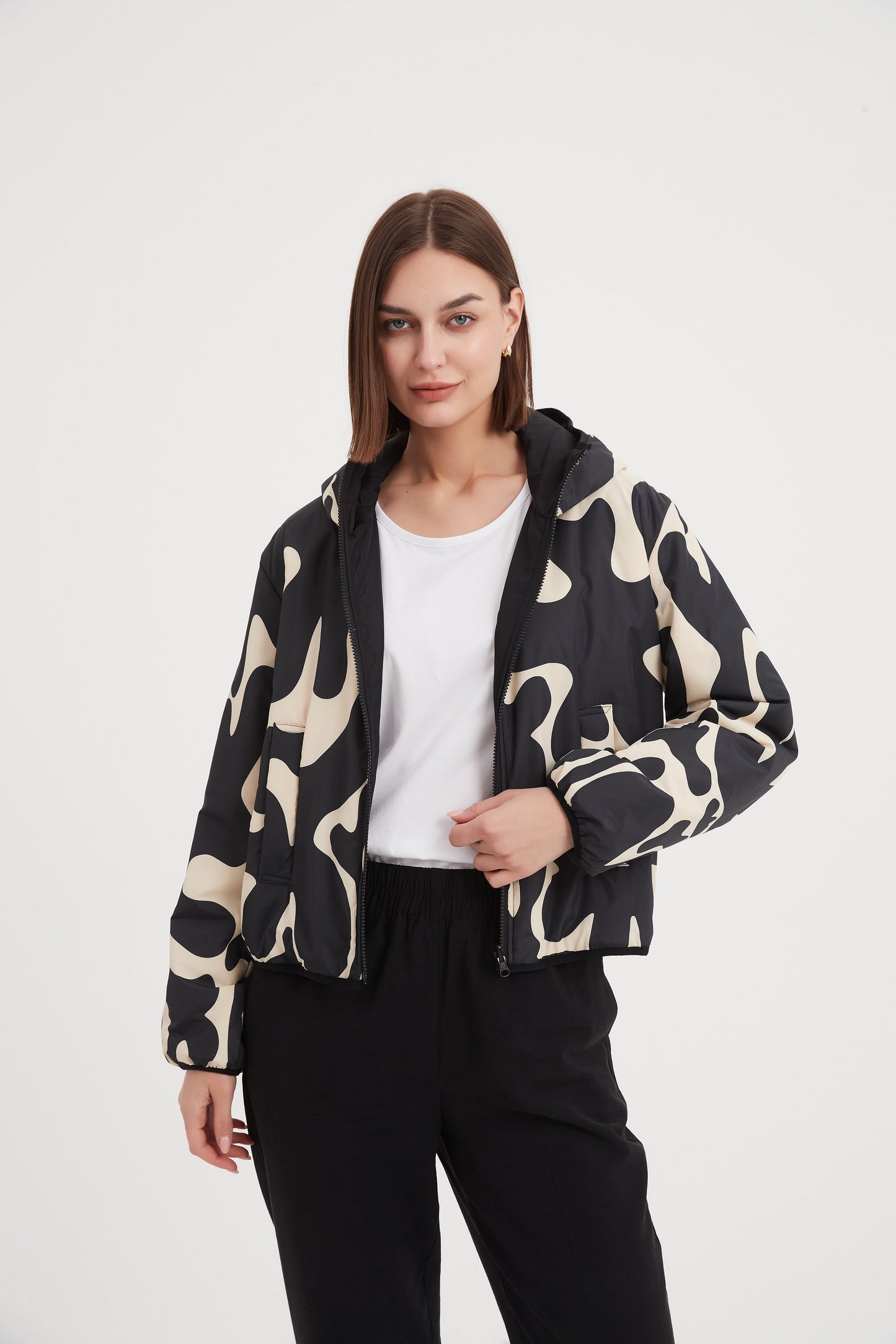 Tirelli Reversible Print Puffer Jacket