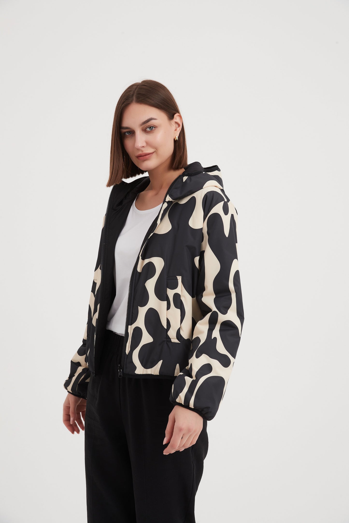 Tirelli Reversible Print Puffer Jacket