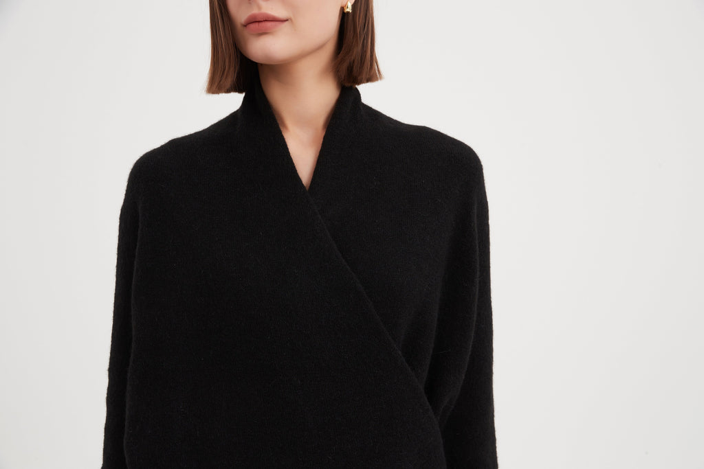 Tirelli Wrap Front Knit