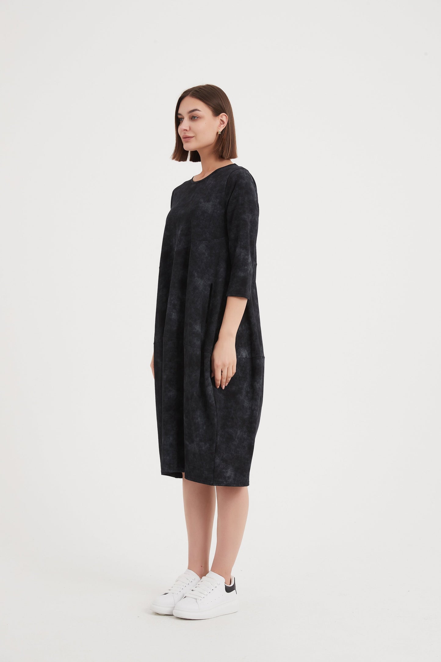 Tirelli Diagonal Seam Dress