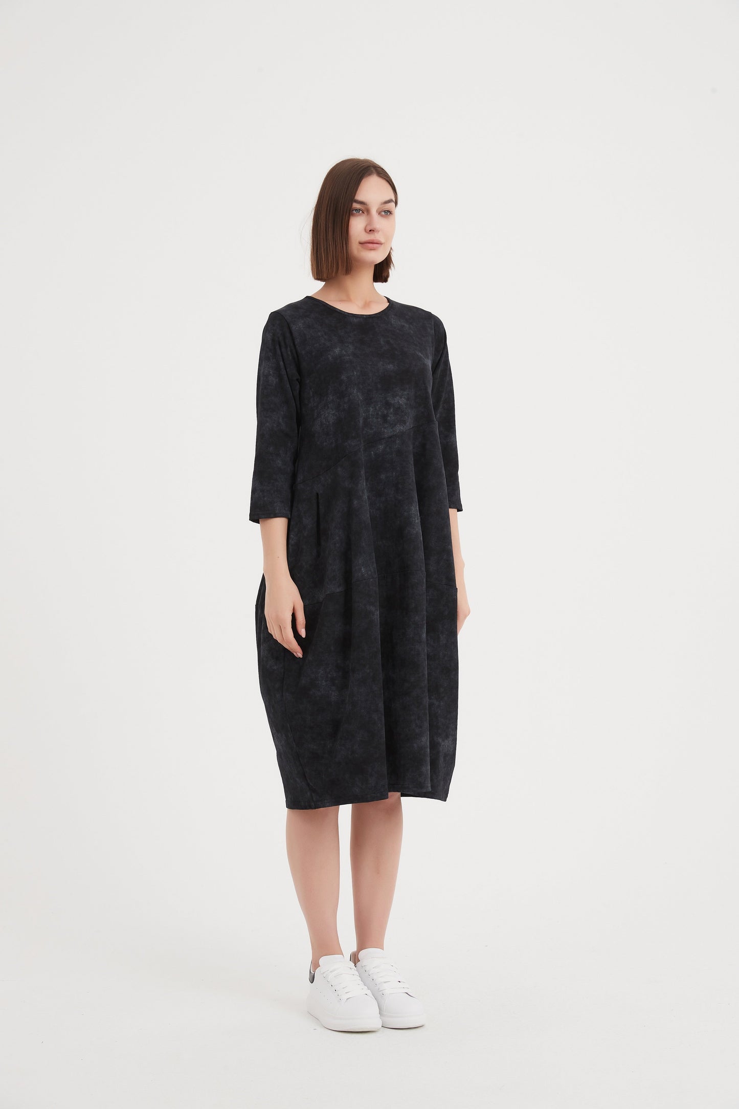 Tirelli Diagonal Seam Dress