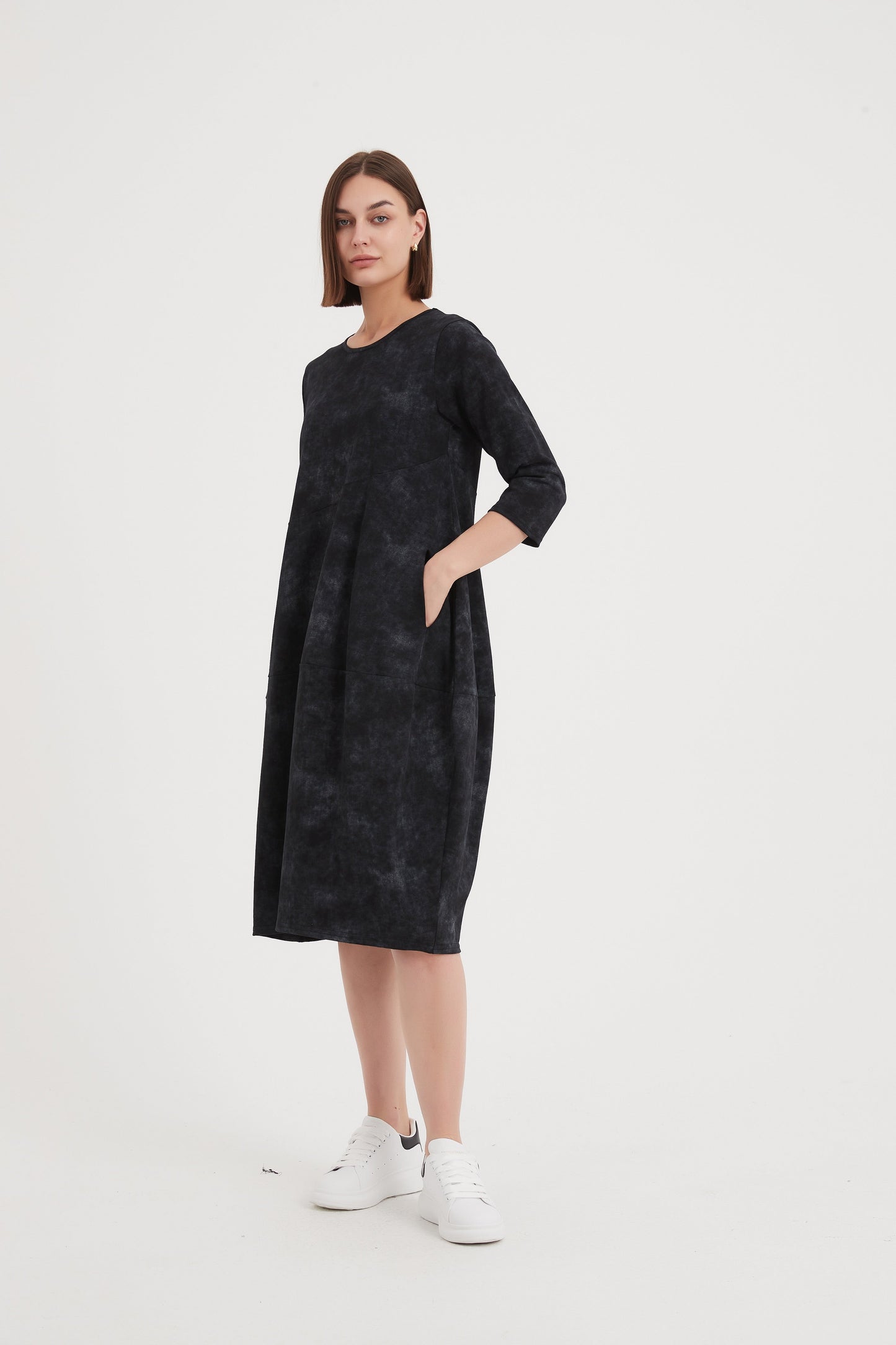 Tirelli Diagonal Seam Dress