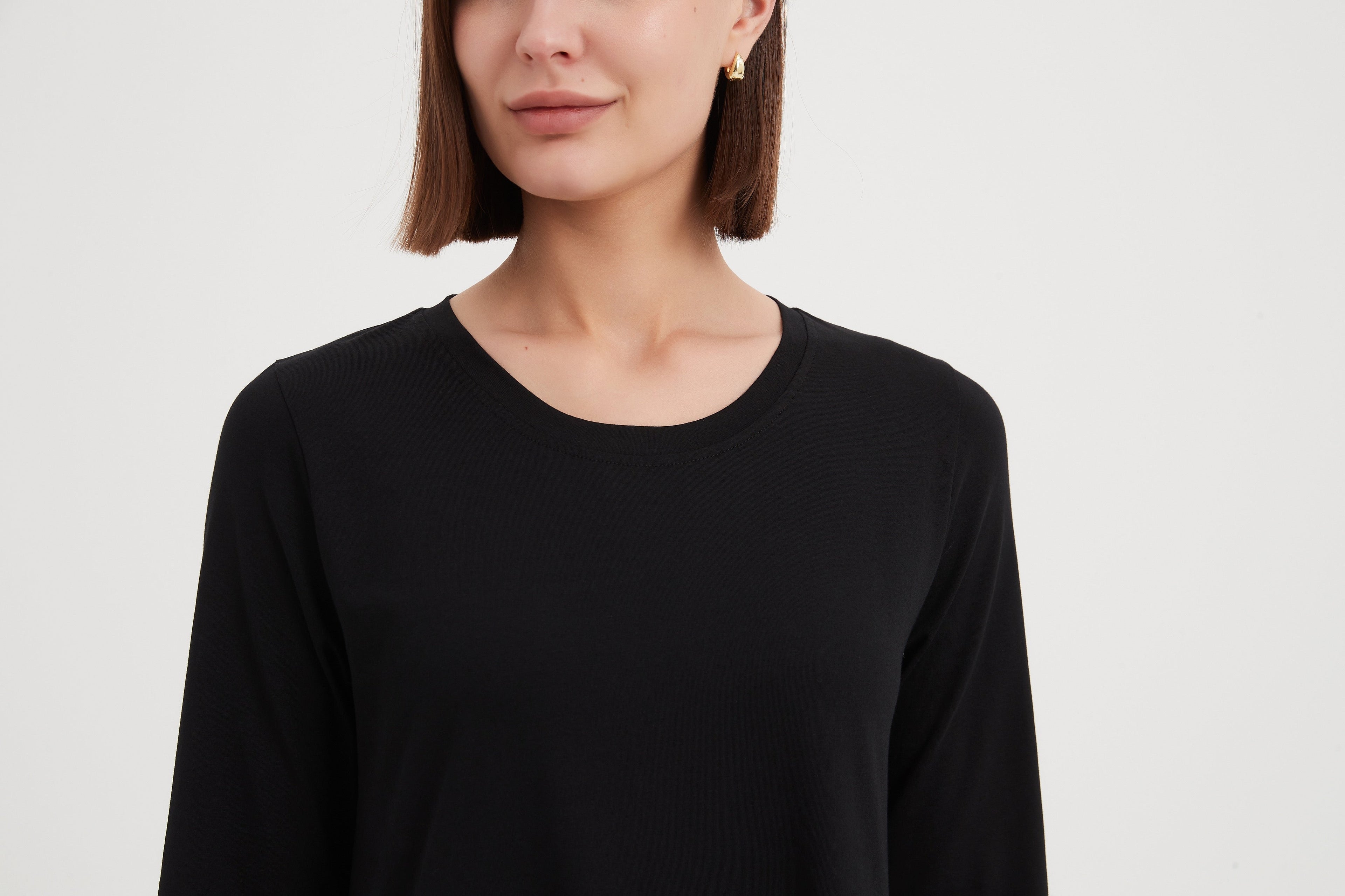 Tirelli Ovoid Jersey Dress-Dress-White finn