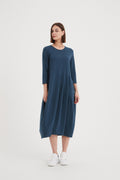 Tirelli Ovoid Jersey Dress-Dress-White finn