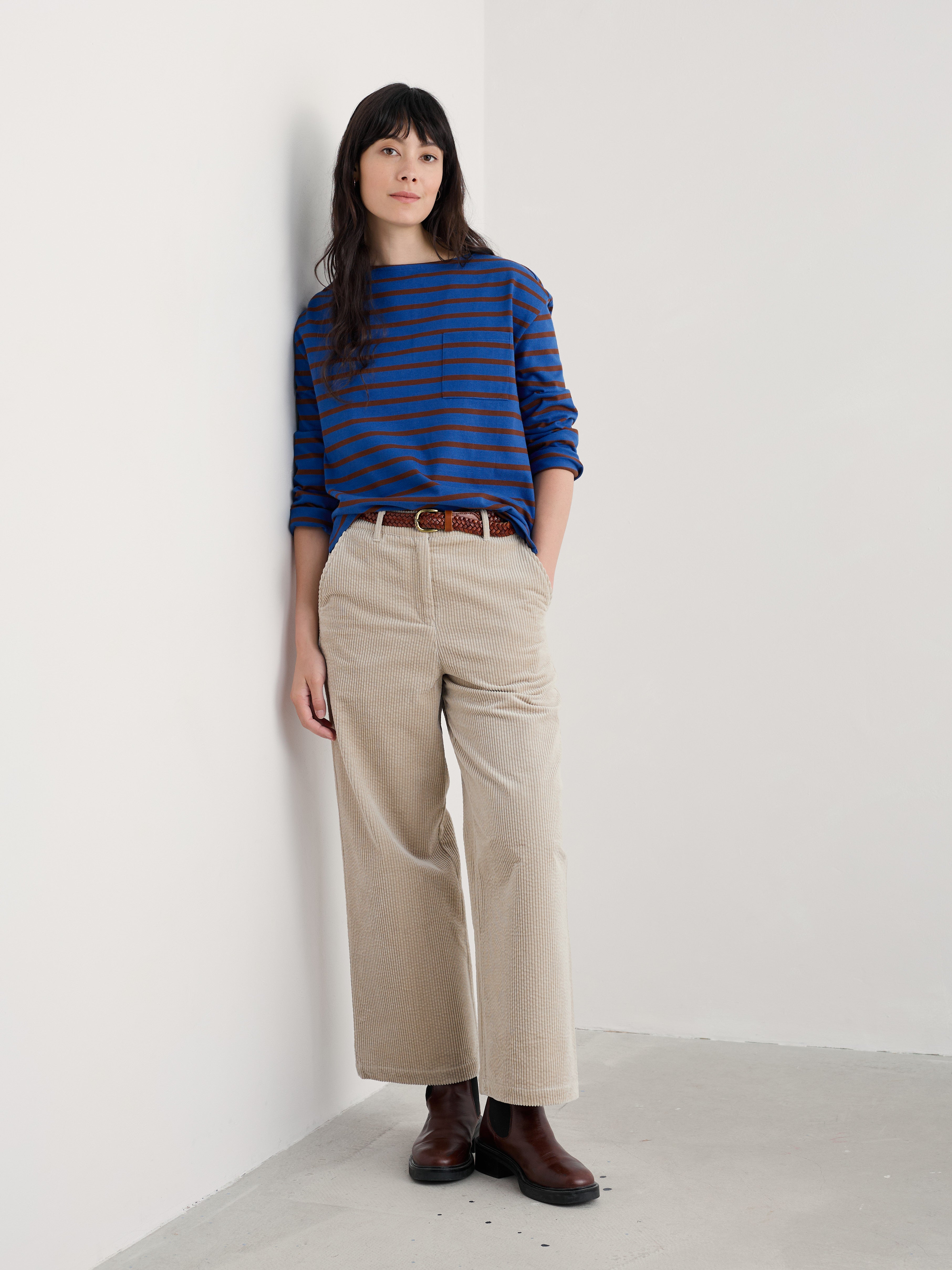 Seasalt Beach Boat Top-Shirts & Tops-White finn