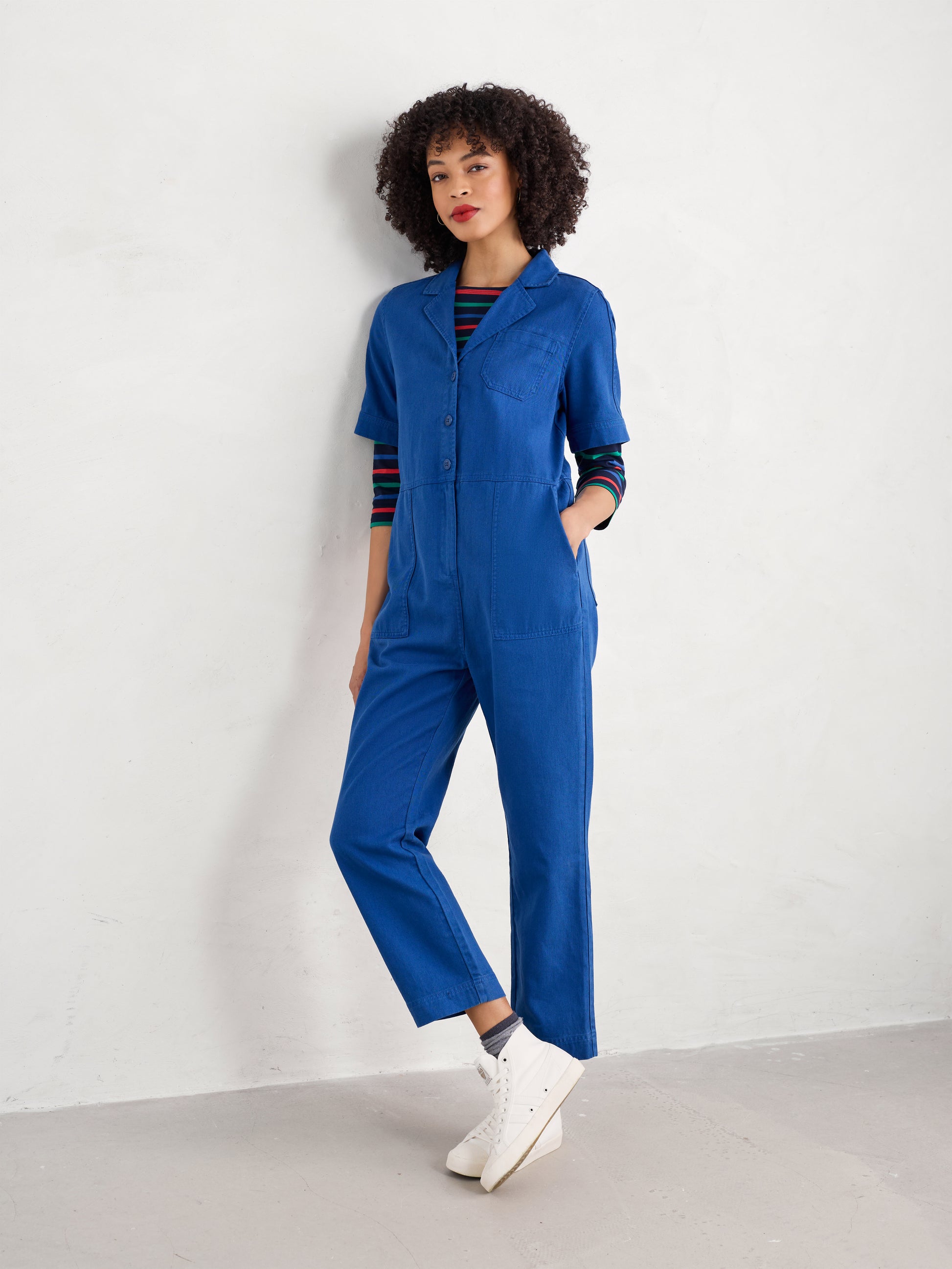 Seasalt Clearwater Jumpsuit-White finn