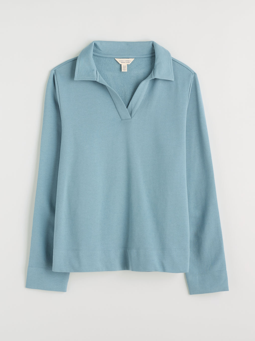 Seasalt Clear Wing V-Neck Collared Jumper