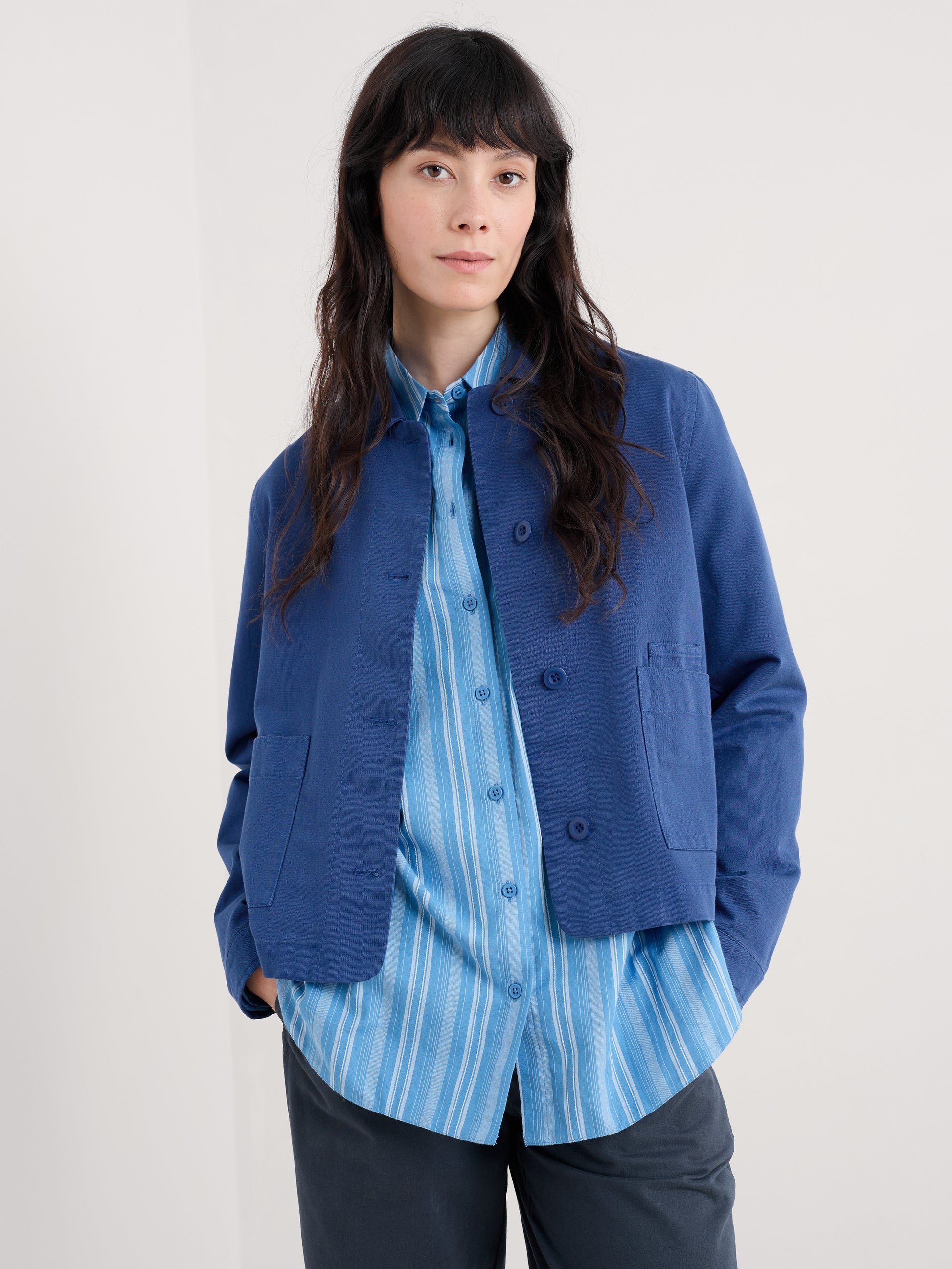 Seasalt Coombe Lane Jacket-White finn