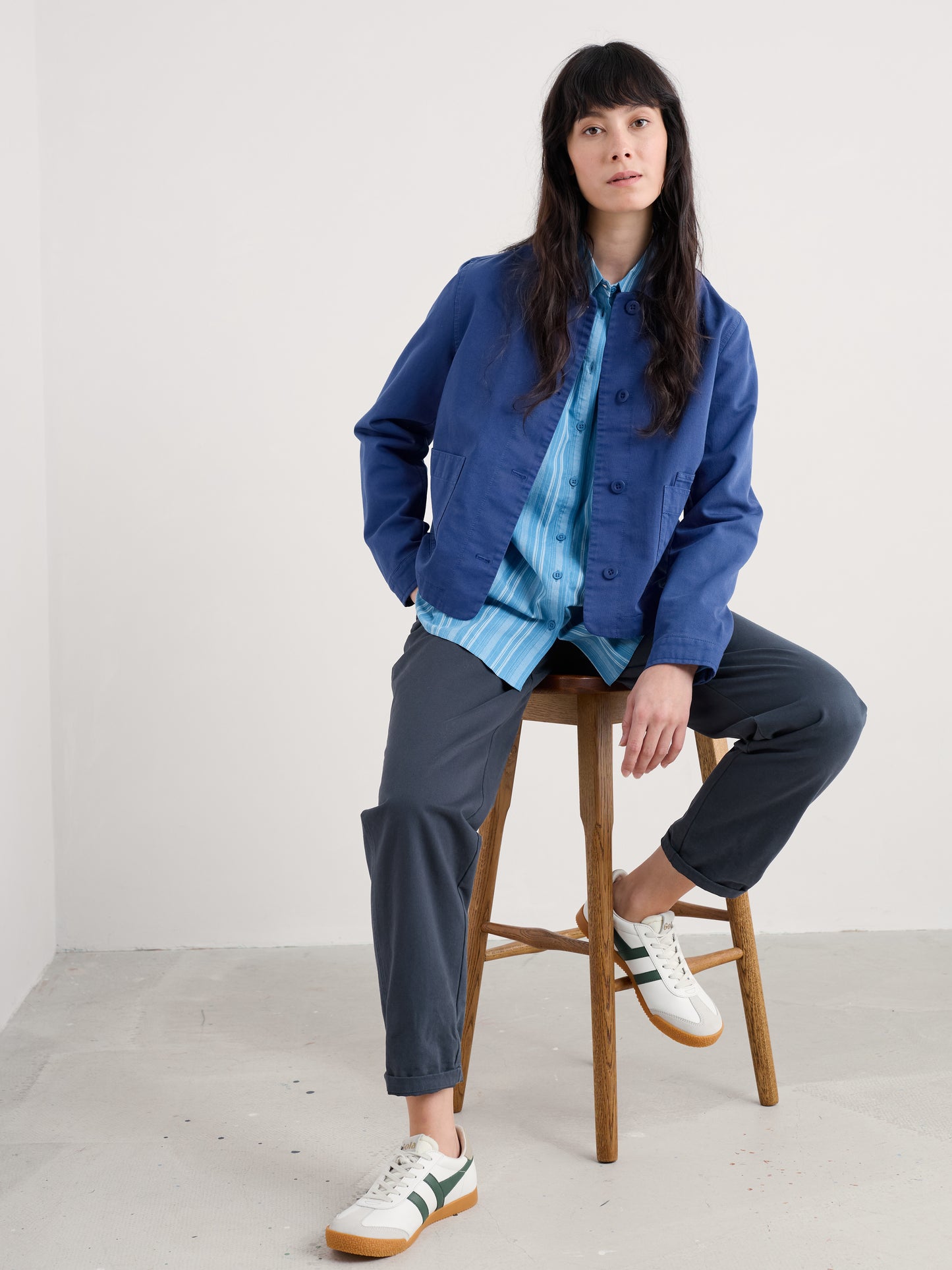 Seasalt Coombe Lane Jacket-White finn