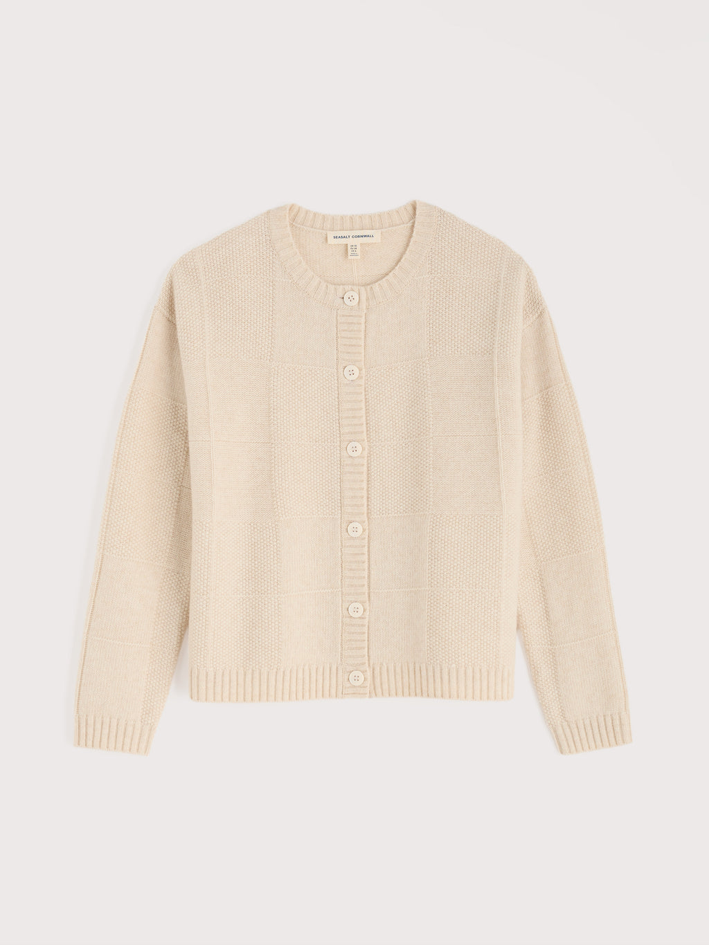 Seasalt Coweth Cardigan - Limestone-Seasalt-White finn