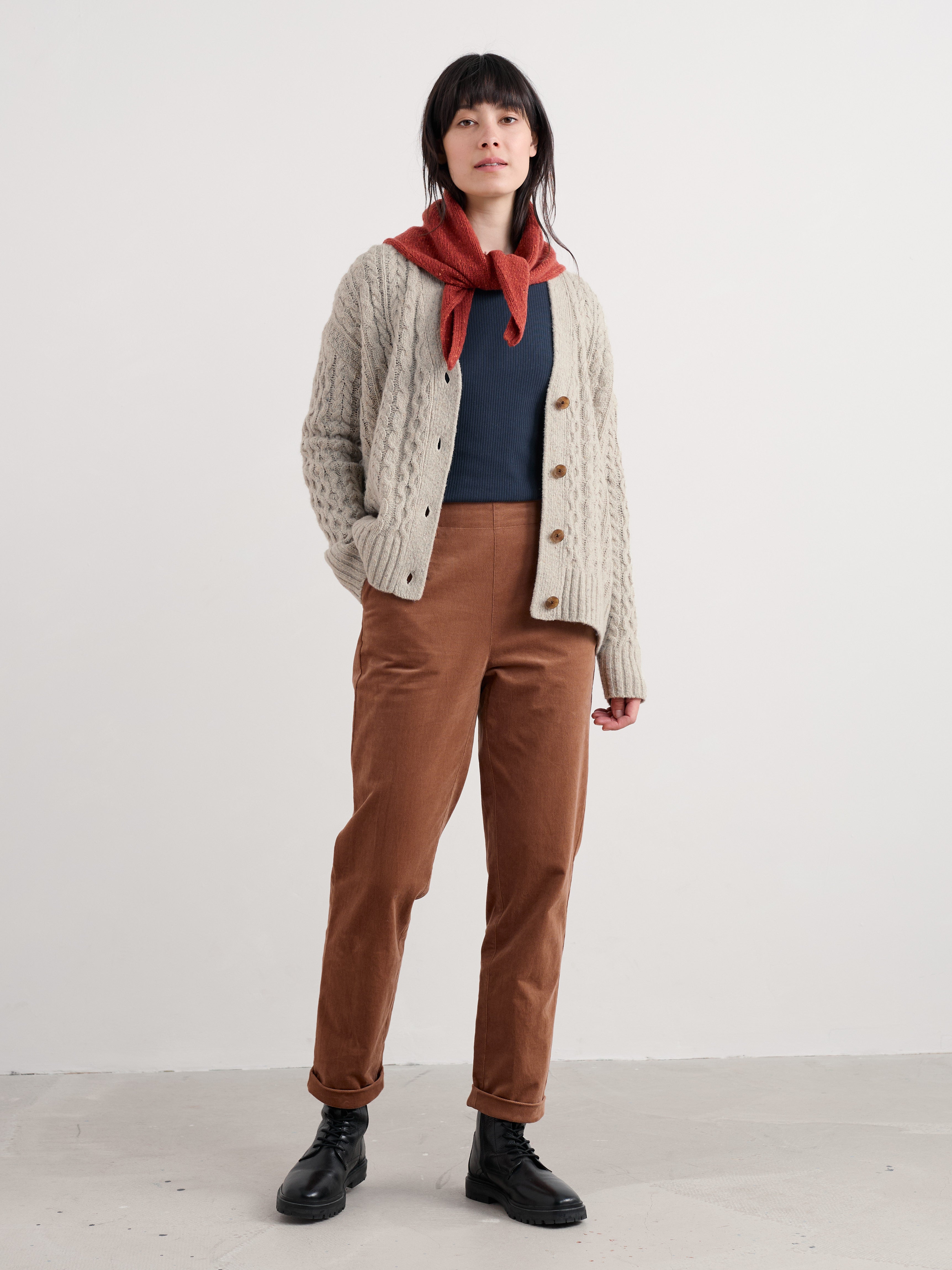 Seasalt Crackington Trouser-Trousers-White finn