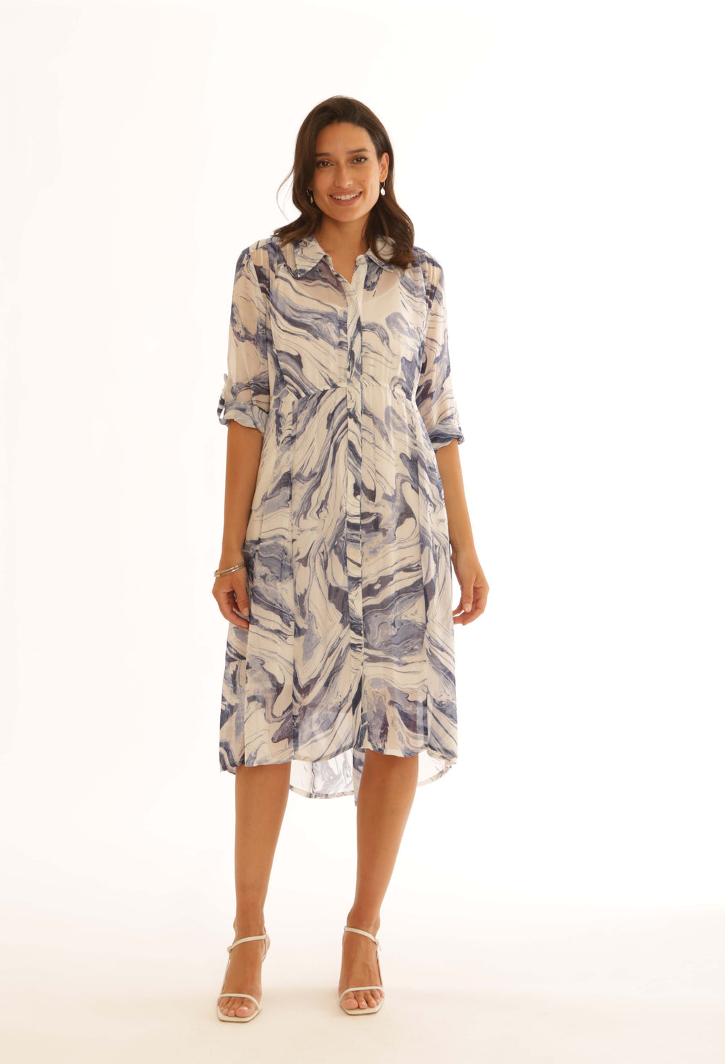 Pomodoro Onyx High Low Dress