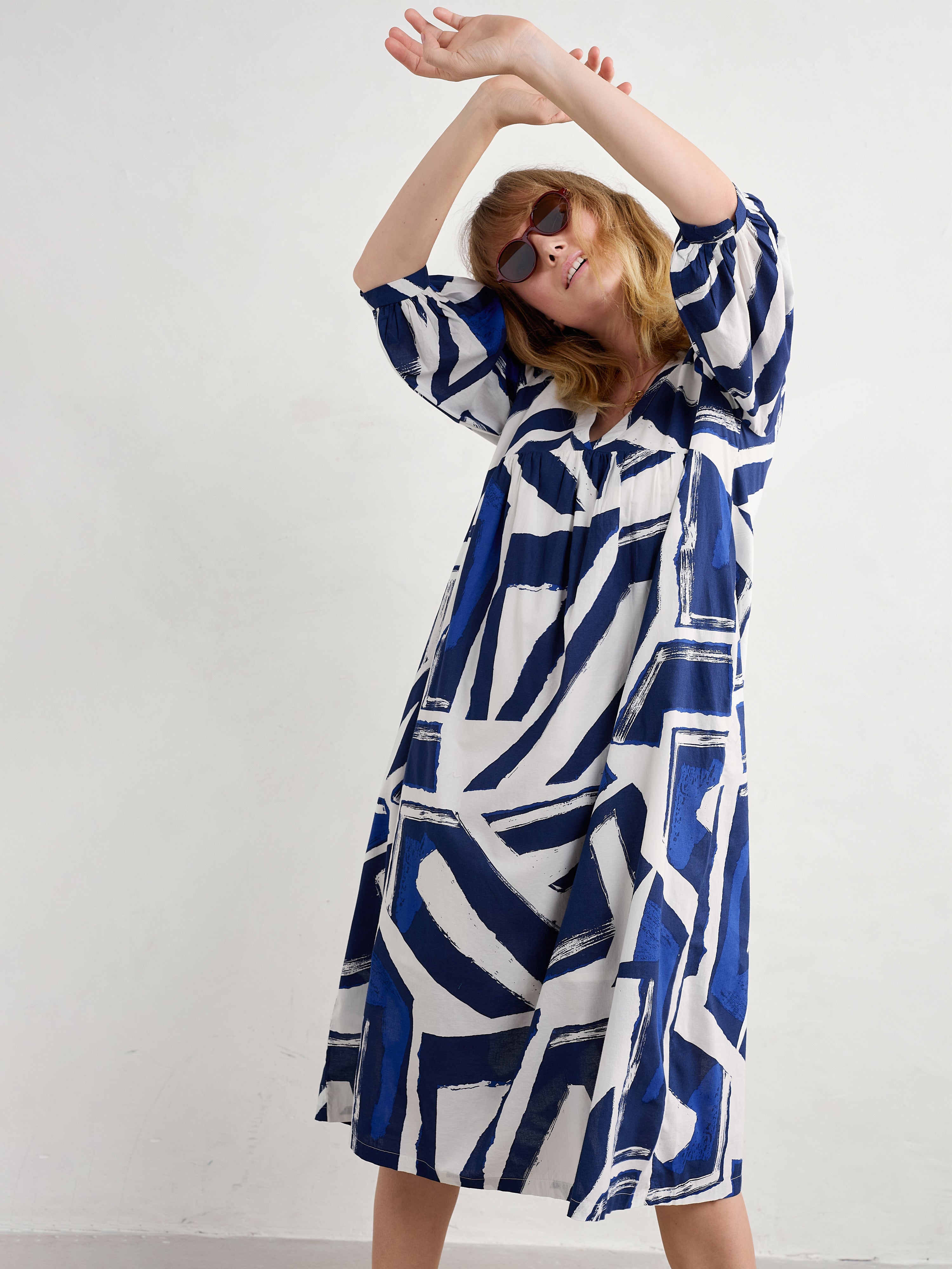 Seasalt Earth Colours Dress-Dress-White finn