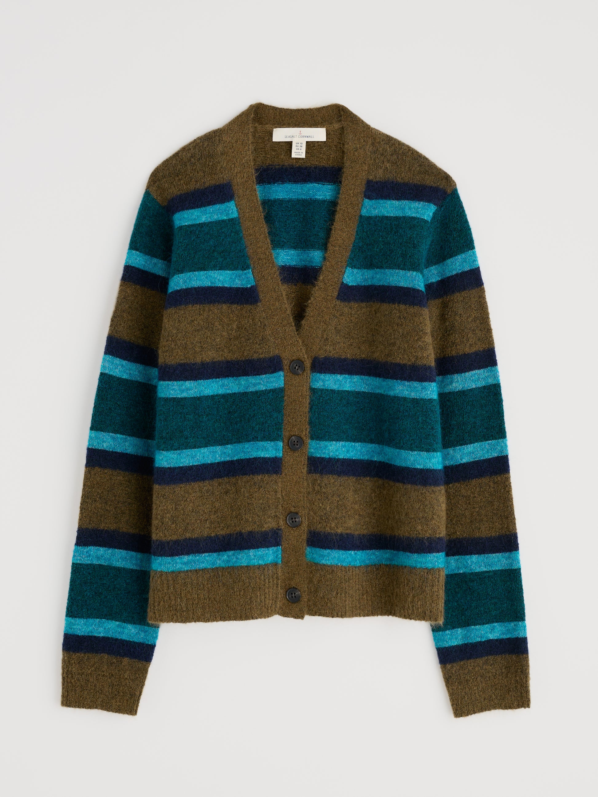 Seasalt Etching V-Neck Cardigan