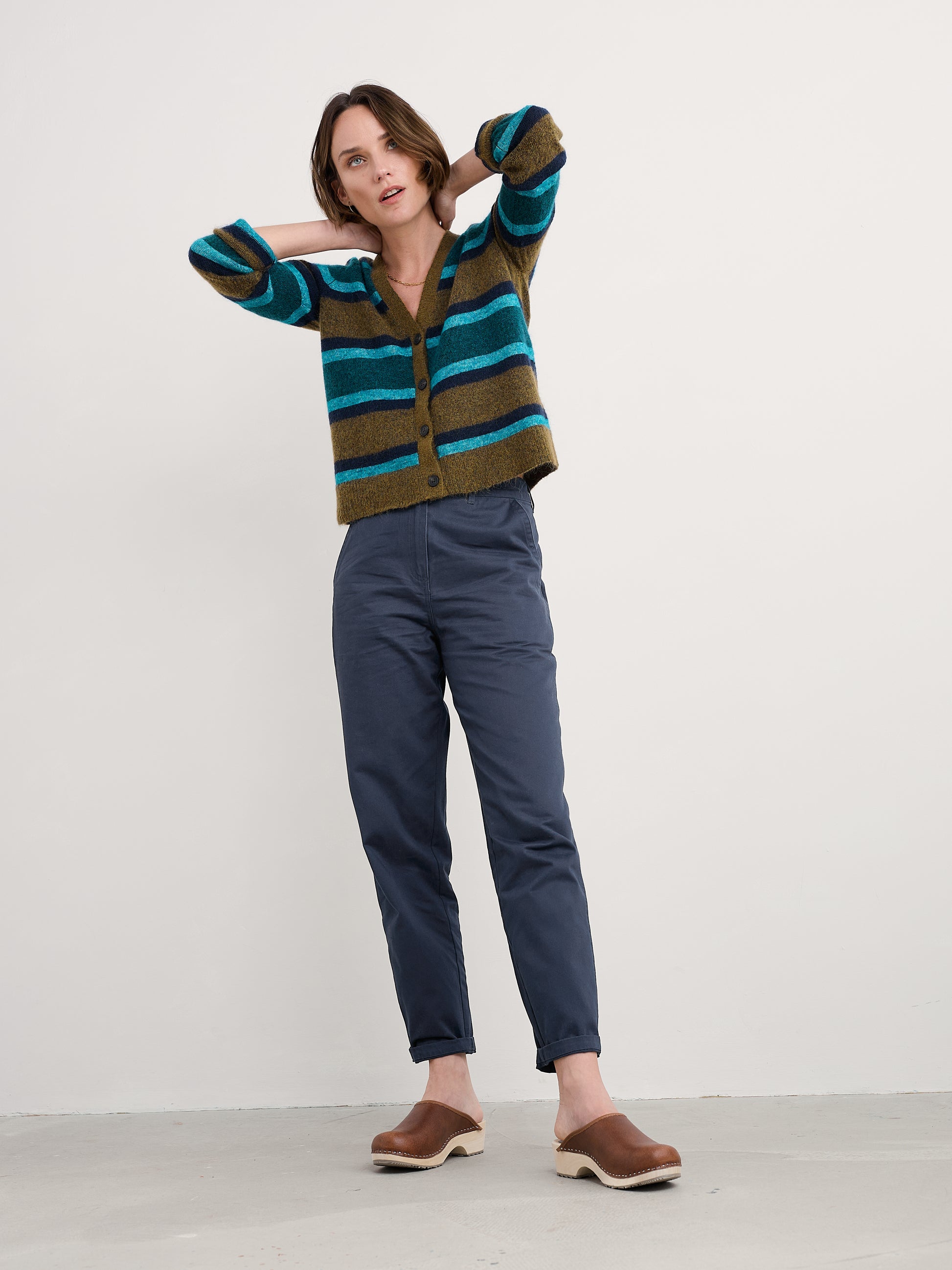 Seasalt Etching V-Neck Cardigan-Seasalt-White finn