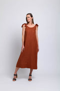 Foil Bali Tie Dress Bombay-Dress-White finn