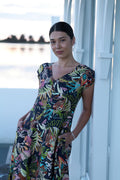 Foil On A HIgh Dress Jungle Fever-Dress-White finn