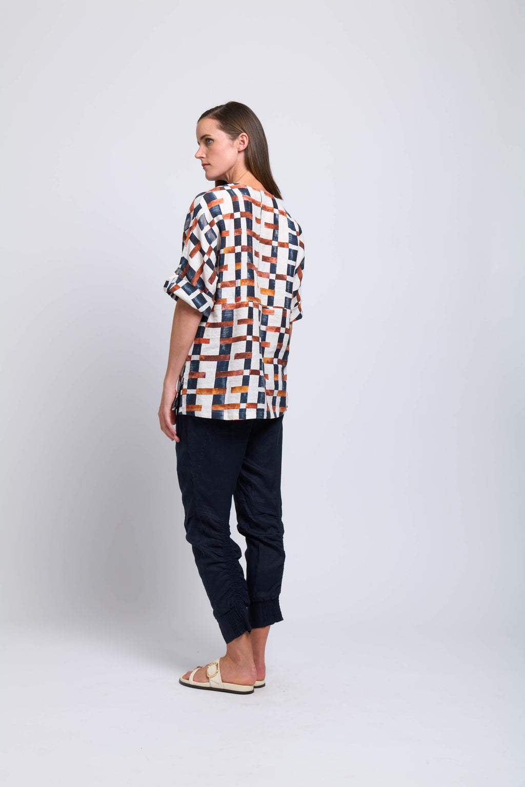 Foil Afternoon Delight Top Of Grid-White finn