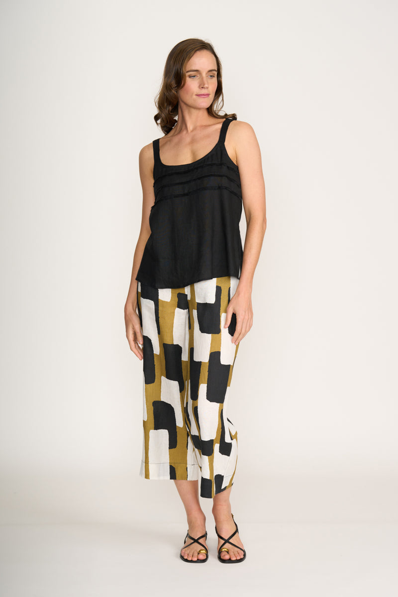 Foil Jubilent Pant Art Box Trouser-Foil-White finn