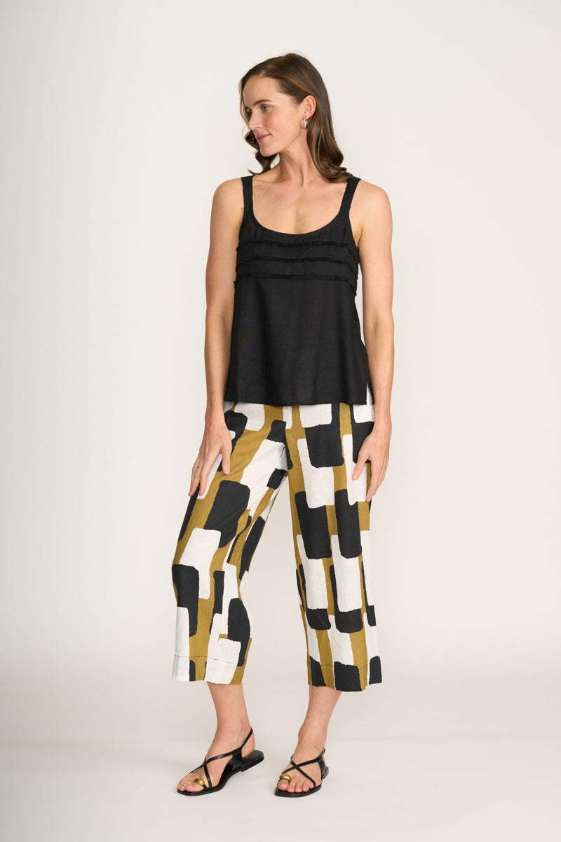 Foil Jubilent Pant Art Box Trouser-Foil-White finn