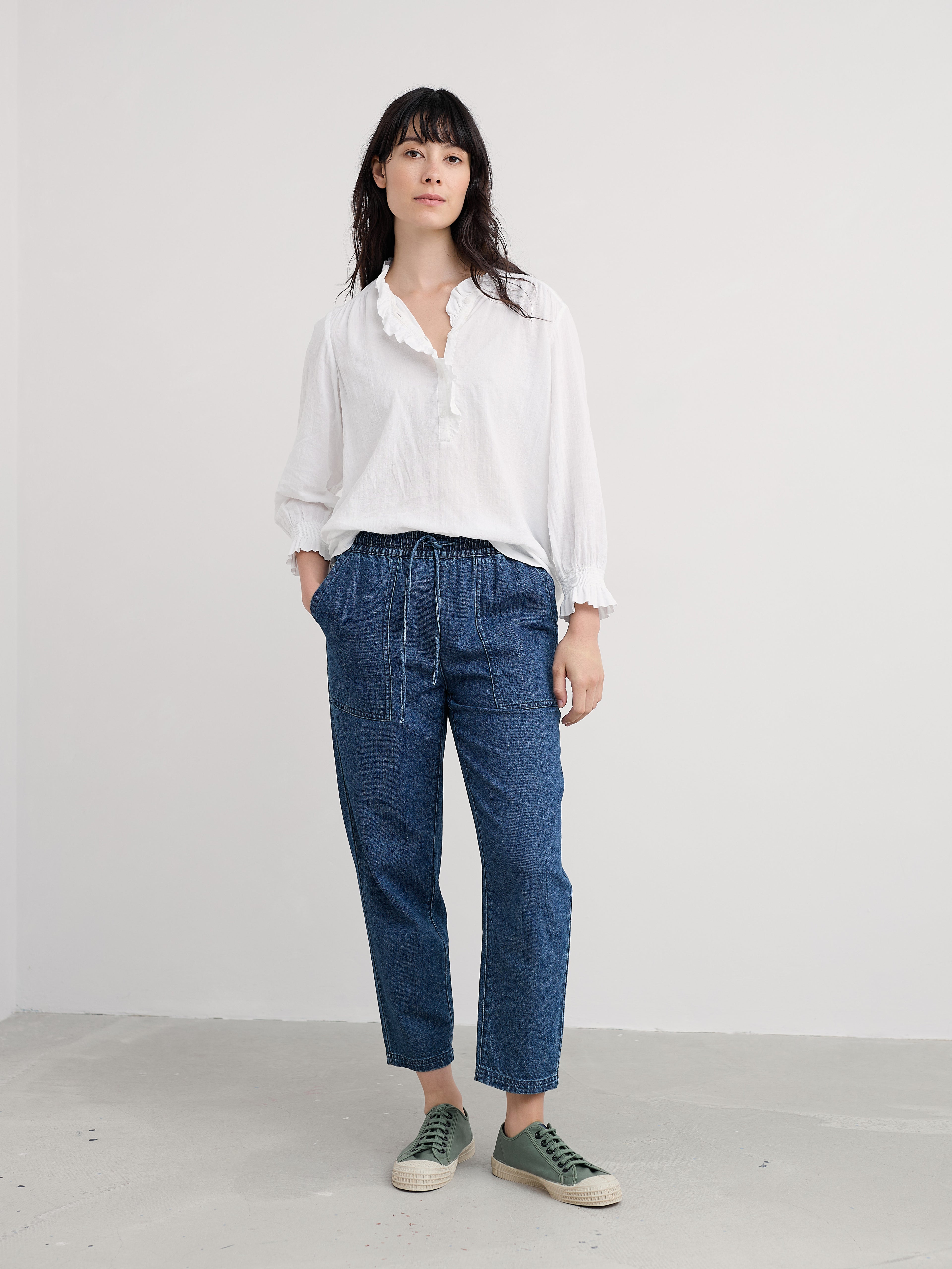Seasalt Feather Star Top-Seasalt-White finn