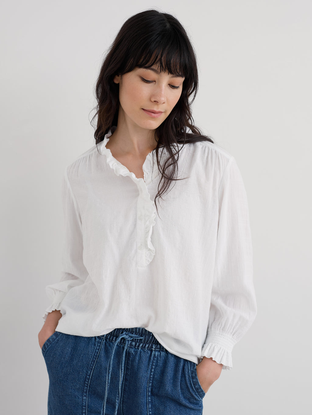 Seasalt Feather Star Top-Seasalt-White finn