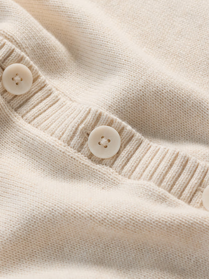 Seasalt Gillan Creek Organic Cotton Short-Sleeve Cardigan-White finn